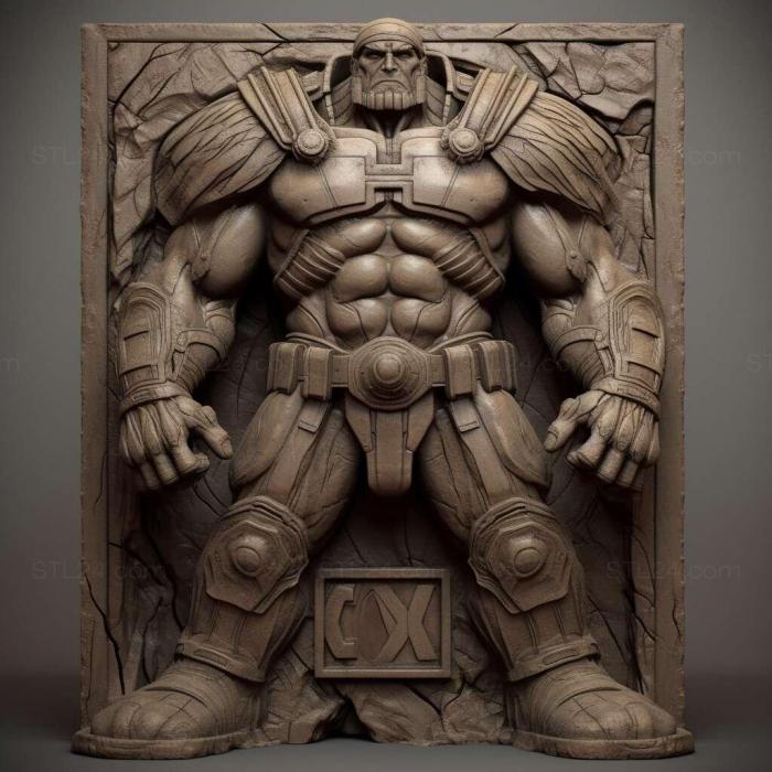 Characters (Colossus marvel 3, HERO_919) 3D models for cnc